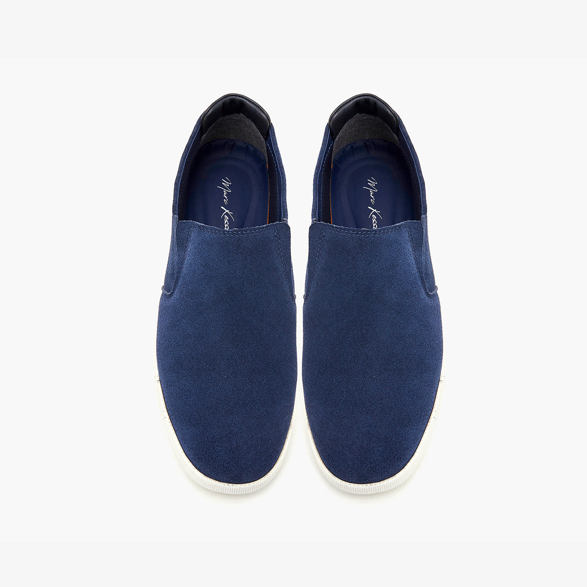 Buy BLUE Suede-Men's-Slip-Ons – ShoePlanet.pk