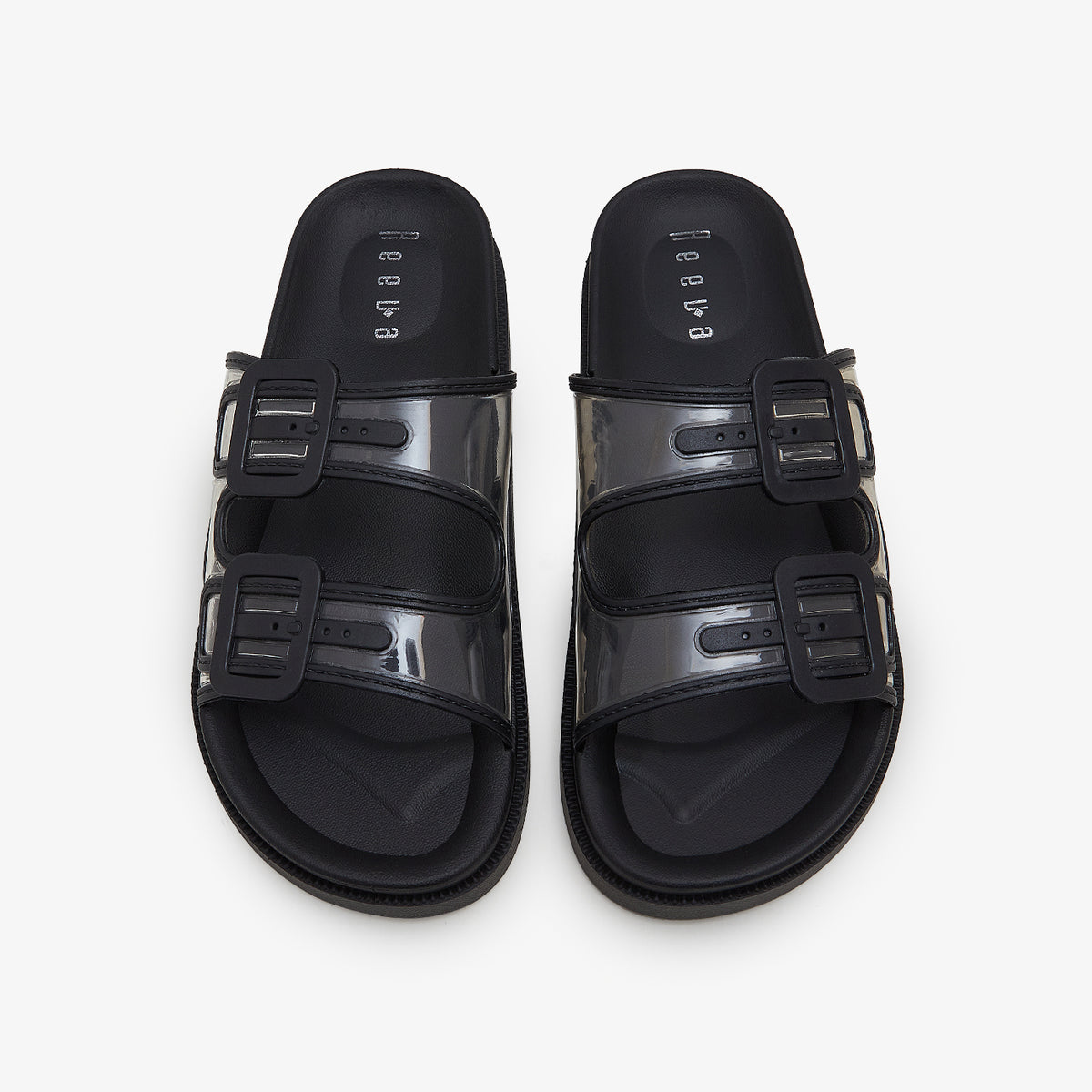 Buy BLACK Clear Chunky Jellies – ShoePlanet.pk